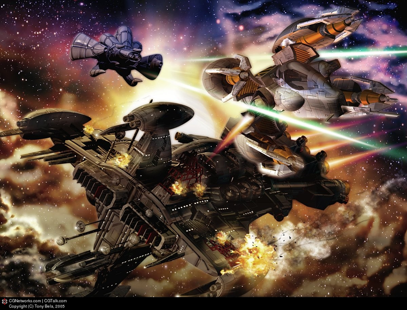 Illustration for article titled Spaceship Concept Art (Gallery 2)